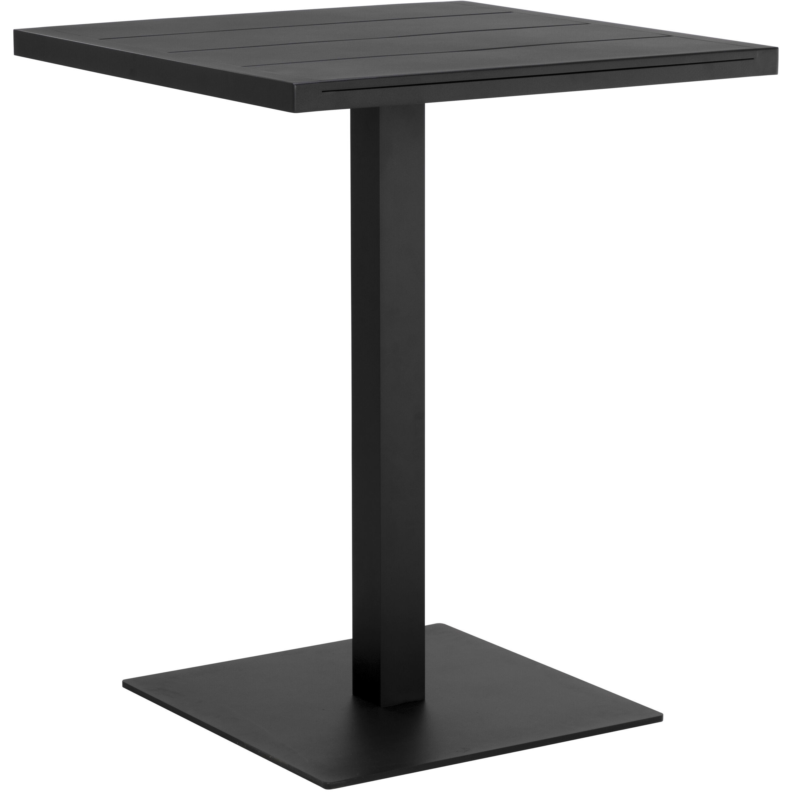 Merano 40.25 X 32 inch Black Outdoor Bar Table